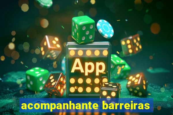 acompanhante barreiras